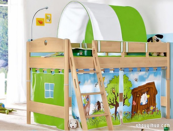 Interesting theme childrens room decoration design satisfies babys fantasy!