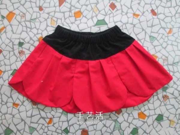 How to make a homemade petal skirt and illustrate how to make a handmade petal skirt for children