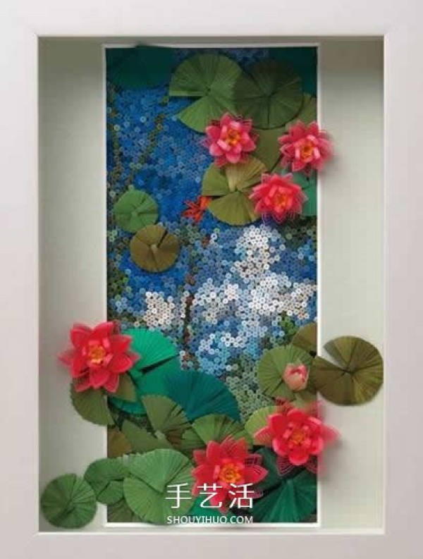 Its so beautiful! A collection of pictures of handmade three-dimensional paper flower works