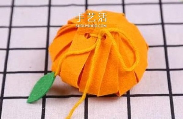 How to make homemade non-woven pumpkin packaging box and fabric pumpkin gift box