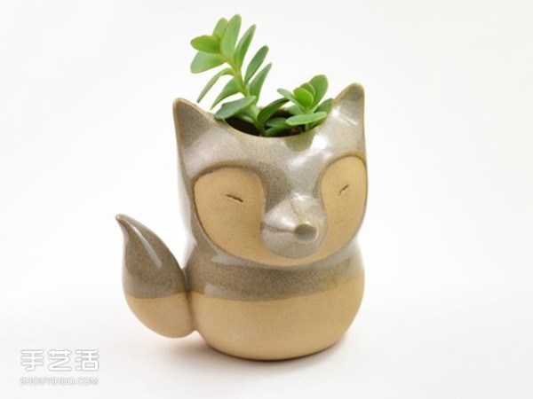 Handmade mini flower pots, small and cute ceramic handicrafts