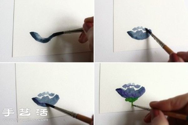 Watercolor Tutorial: Teach you how to paint various beautiful flowers in watercolor