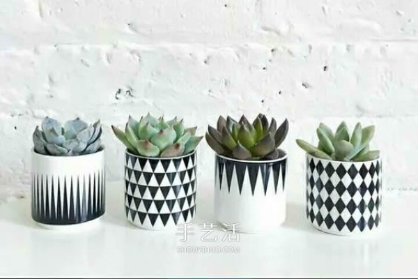 The process of making flower pots with cement is simple and has a healing effect! 