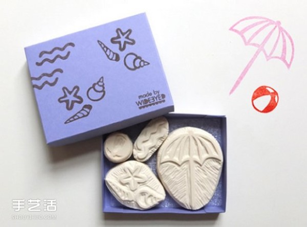 Cute little fresh rubber stamp material, rubber stamp pattern is simple and cute