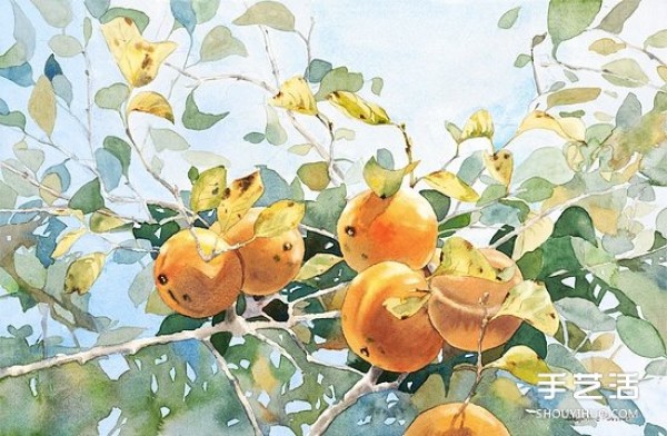 Picture appreciation of Delphine Poussots beautiful watercolor paintings