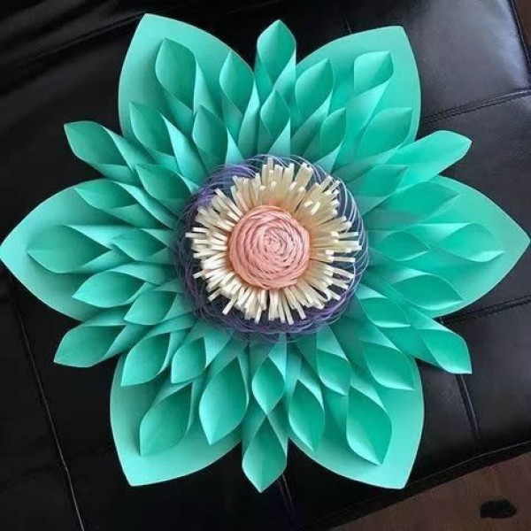 How to make handmade paper flowers with many beautiful paper flowers with complete illustrations