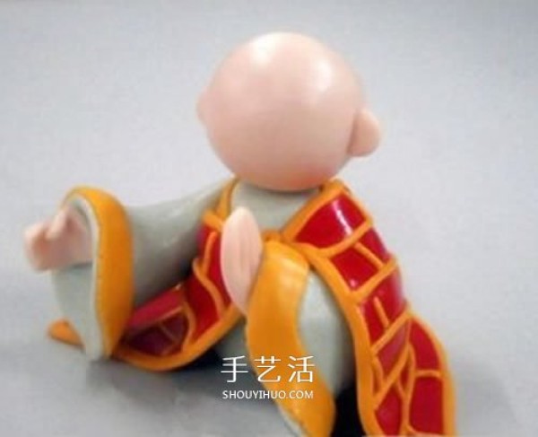 Tutorial to make Tang Monk from soft clay and illustrations to create a very cute and delicate doll