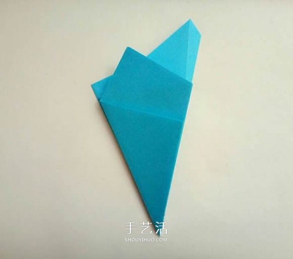 Five-cornered star origami illustration, how to fold an inner and outer double five-pointed star