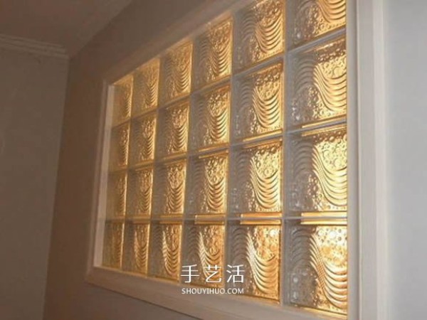 Home glass brick windows DIY method of making windows with glass bricks