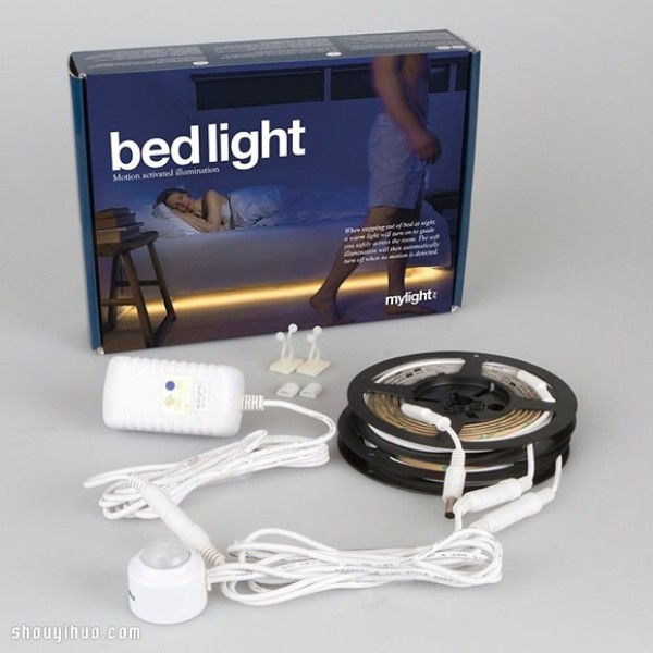 MyLight designs automatic sensor lights that can be placed under the bed