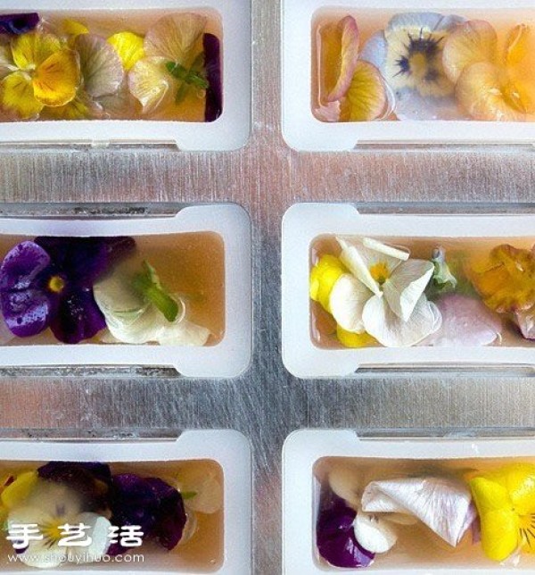 DIY tutorial on how to make beautiful and delicious flower popsicles