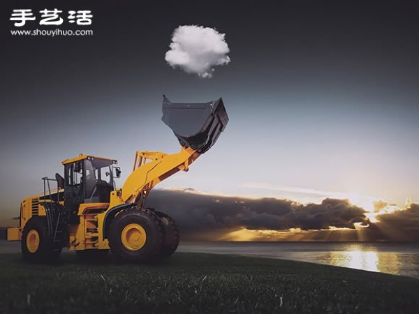 Imaginative and interesting white cloud photography