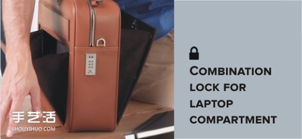 Creative briefcase design doubles the convenience of getting items! 