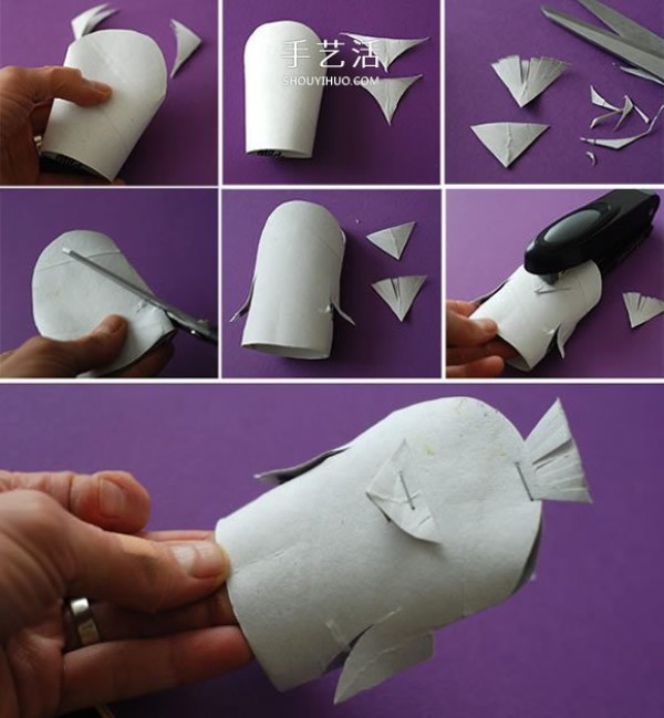 How to make chickens by hand using paper rolls to make chickens in the chicken coop