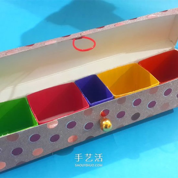 How to use waste toothpaste boxes to make jewelry boxes by hand