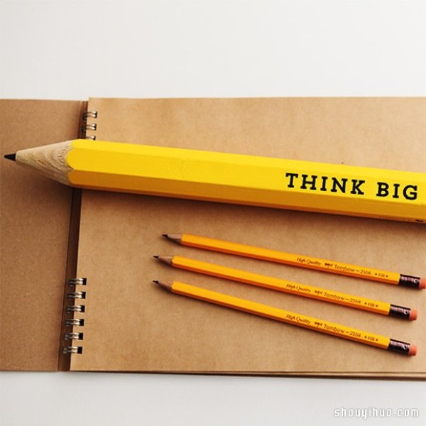 Think Big Pencil design is the best reminder of dreams!