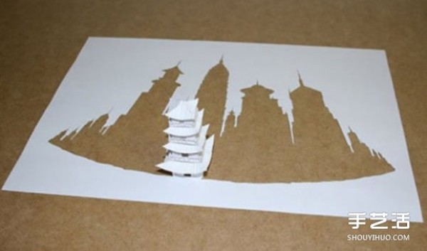 A4 paper sculpture works pictures and exquisite A4 paper model pictures for appreciation