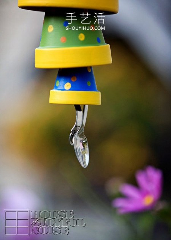 Reuse old waste! Tutorial on homemade creative spring wind chimes