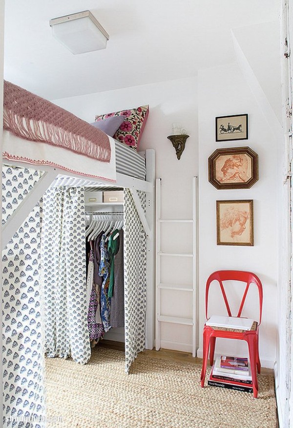 Also suitable for small rooms: creative techniques to expand clothing storage space