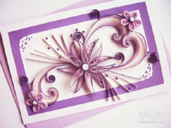 Exquisite three-dimensional paper quilling works, beautiful three-dimensional paper quilling pictures