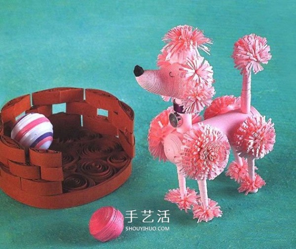 How to make paper poodles with illustrations of how to make paper poodles by hand