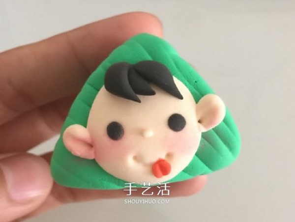 Illustrated Tutorial on Handmade Zongzi Fuwa with Super Light Clay