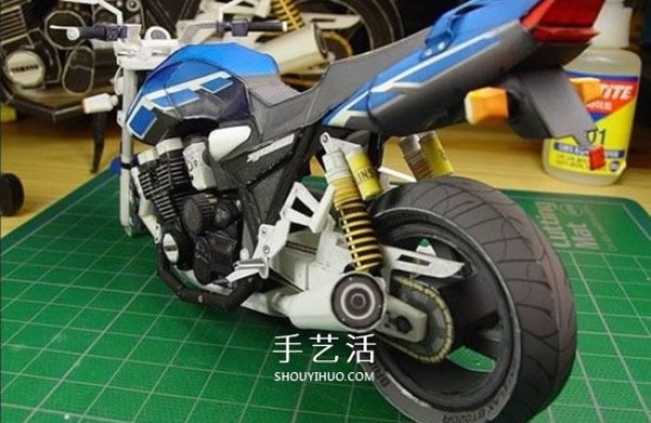 YAMAHA XJR1300 Classic Motorcycle Paper Model Award