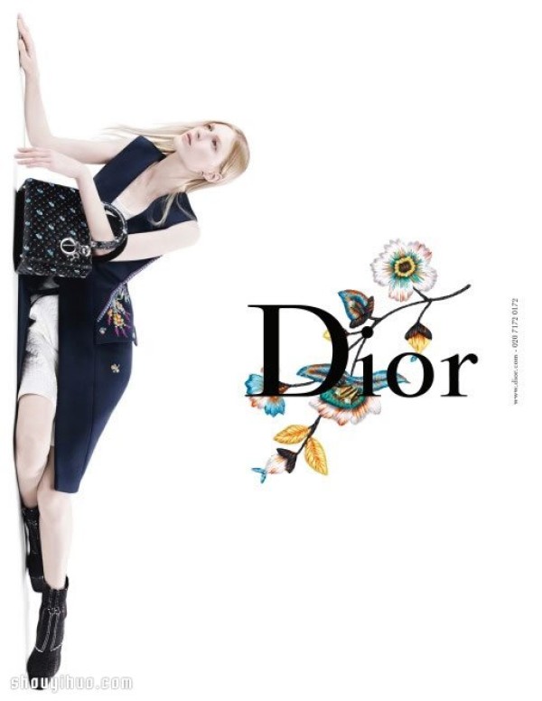 Christian Dior 2015 Spring and Summer Minimalist White Space Advertisement