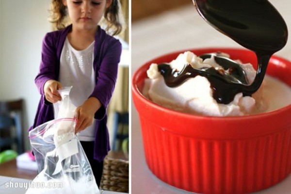 Parent-child activity: You can make ice cream in a sealed bag in 15 minutes