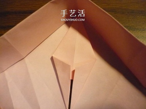 Heart-shaped gift box origami method and how to fold a covered and covered love box with illustrations