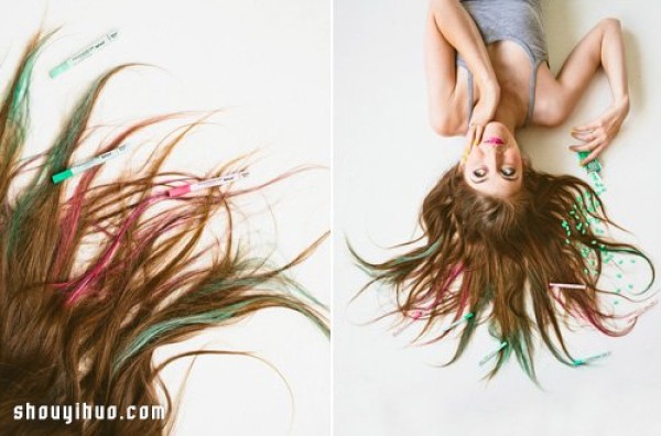 Hair Dye Chalk DIY Gorgeous Styling Highlight Effect Girls