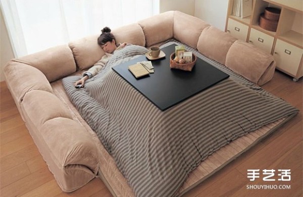 When the weather gets cold, everyone will need such a comfortable kotatsu