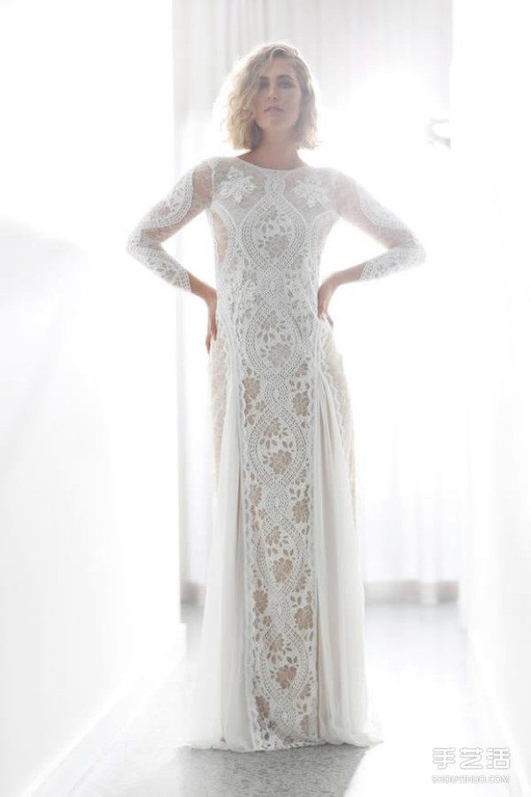 Niche wedding dress brand Grace Loves Lace white lace dress