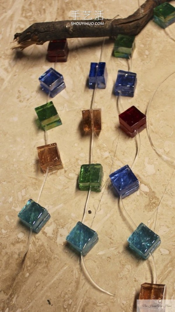 Reuse old waste! Tutorial on homemade creative spring wind chimes