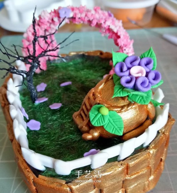 Ultra-light clay elf house to make cute elf house with clay DIY