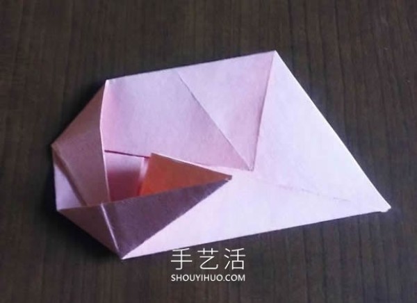 Complex designs can be combined! Simple flat rose origami tutorial