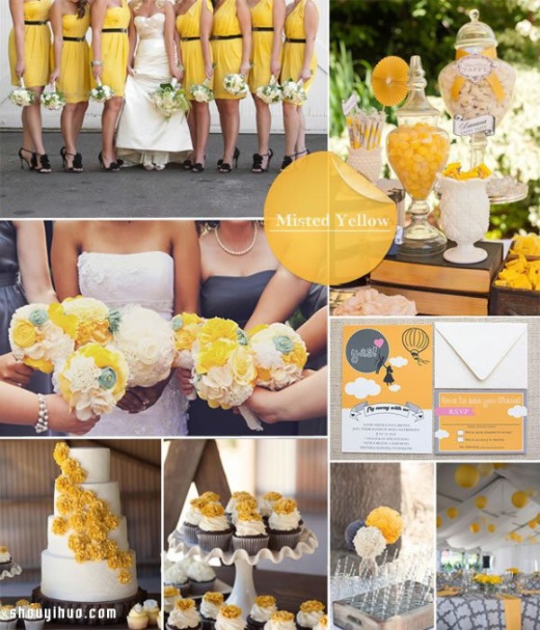 10 super beautiful wedding decoration color matching DIY