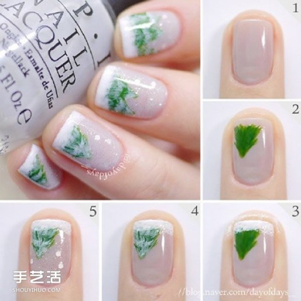 Fancy manicure picture tutorial, fashionable summer manicure style picture