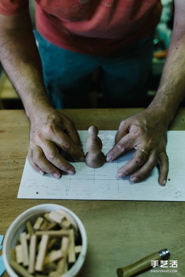 Healing wooden toys designed by Isidro Ferrer