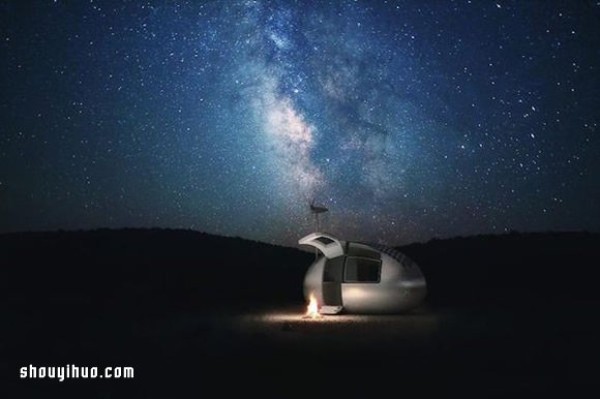 Egg-shaped cabin Ecocapsule uses entirely renewable energy! 