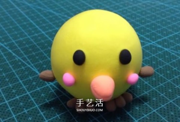 Ultra-light clay to make a chick, simple and cute clay chick DIY