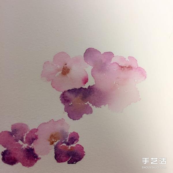 Steps to draw flowers with watercolor, pictures of flowers, watercolor painting techniques tutorial