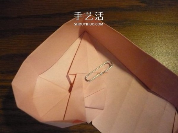 Heart-shaped gift box origami method and how to fold a covered and covered love box with illustrations