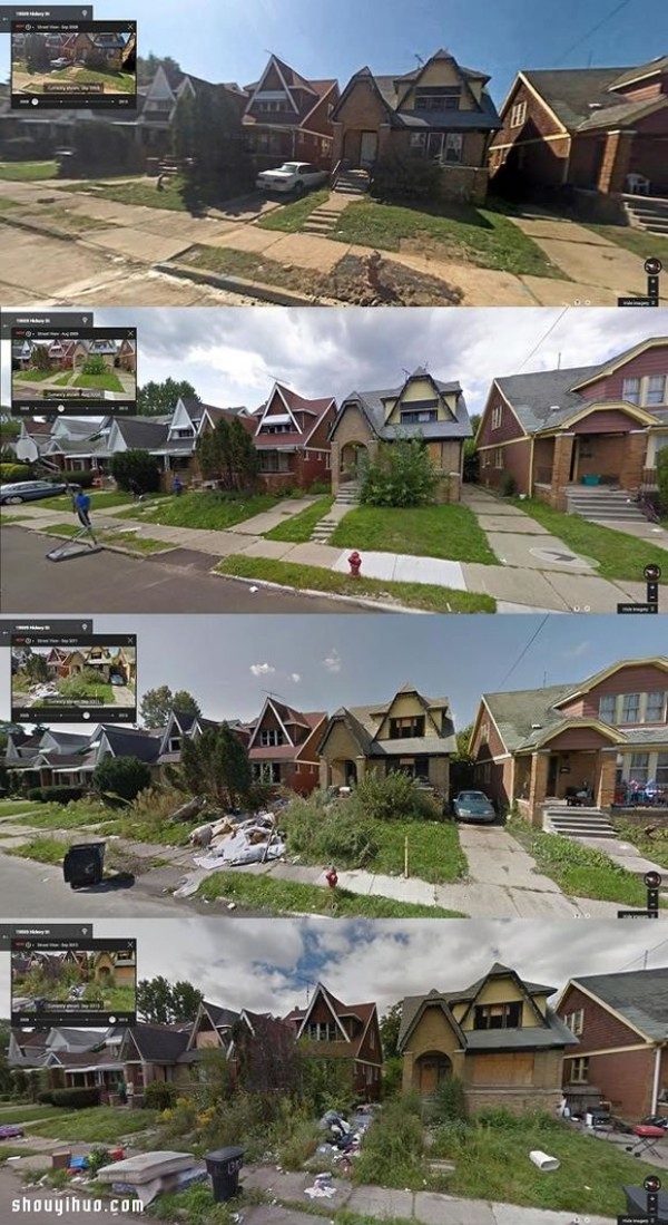 Watch the rise and fall of Detroit communities with Google Street View