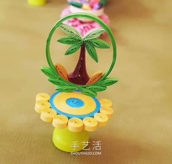 Paper quilling tutorial: Super beautiful tables, chairs, fruit baskets and vases