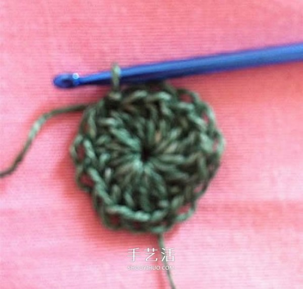 How to knit a five-pointed star, crochet small star diagram