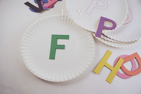 Homemade educational toys let children play letter matching games! 