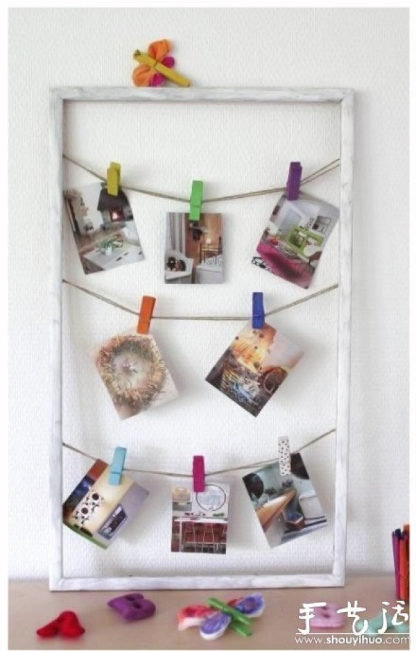 Creative DIY photo wall photo wall production tutorial