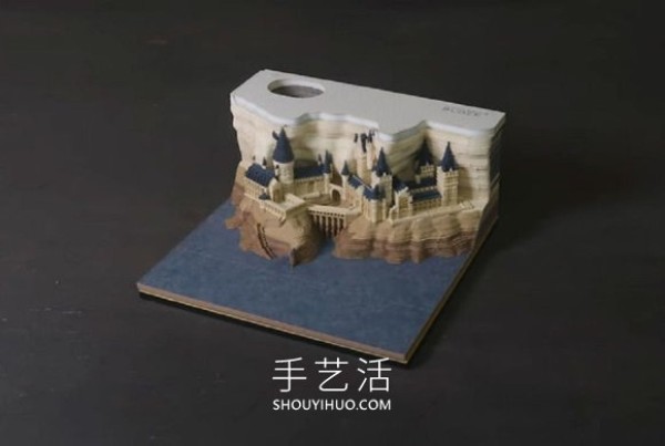 Quick collection for Harry Potter fans! Hogwarts Castle paper sculpture note paper