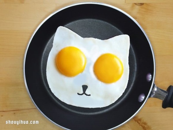 Cat + Sun Eggs super cute omelette mold will make you feel good